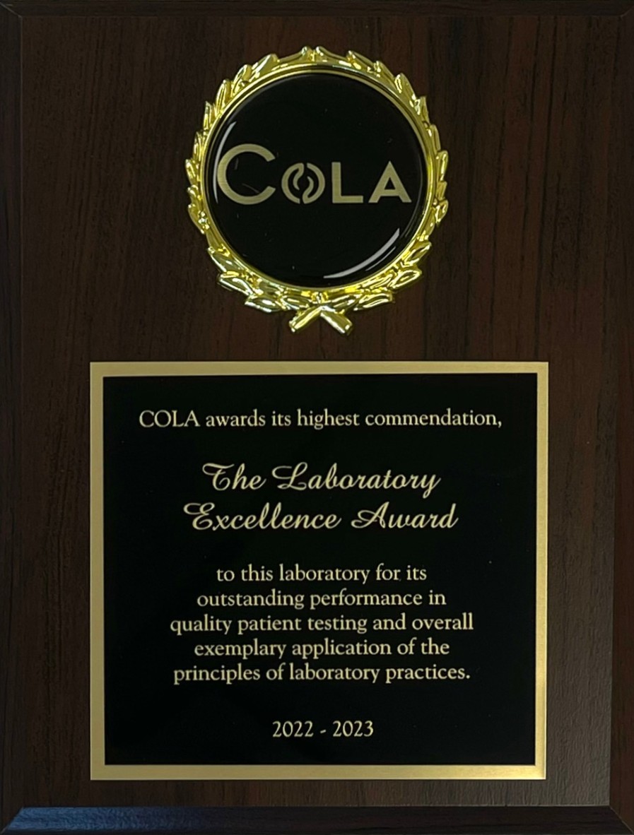 Novalab Corp Specialty Medical Lab is a COLA accredited CLIA Certified Clinical Reference Laboratory