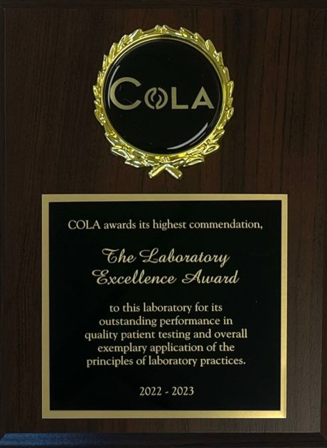 Novalab Corp Specialty Medical Lab is a COLA accredited CLIA Certified Clinical Reference Laboratory